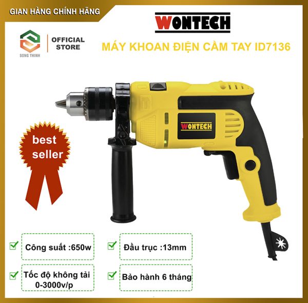 Máy khoan Điện Wontech ID7136