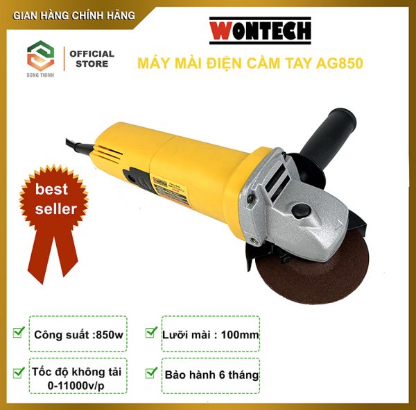 Máy mài điện Wontech AG850 (850w)