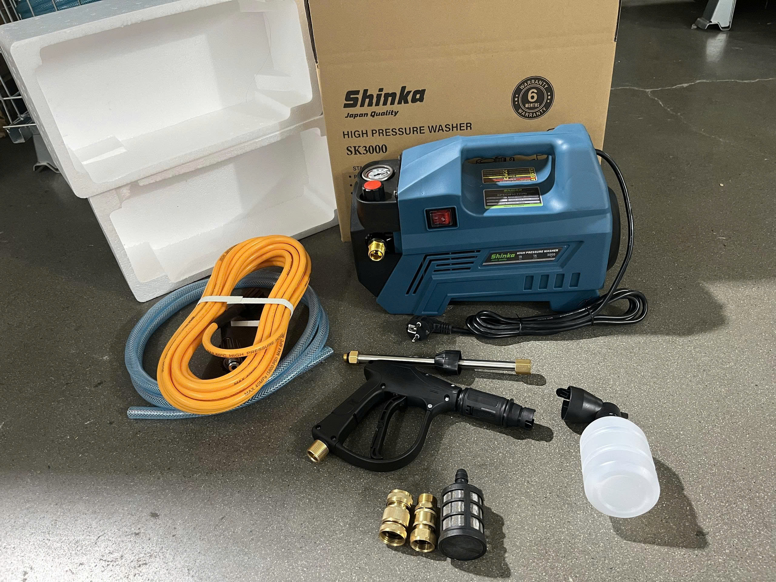 Máy xịt rửa xe áp lực cao SK-3000